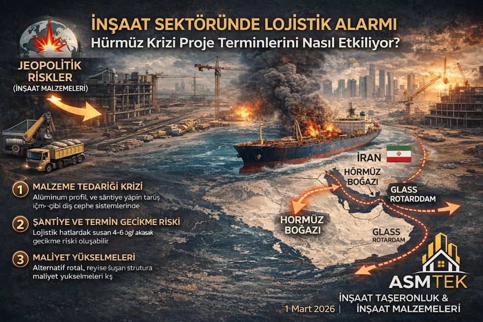 İnşaat Sektöründe Lojistik Alarmı: Hürmüz Krizi Proje Terminlerini Nasıl Etkiliyor?