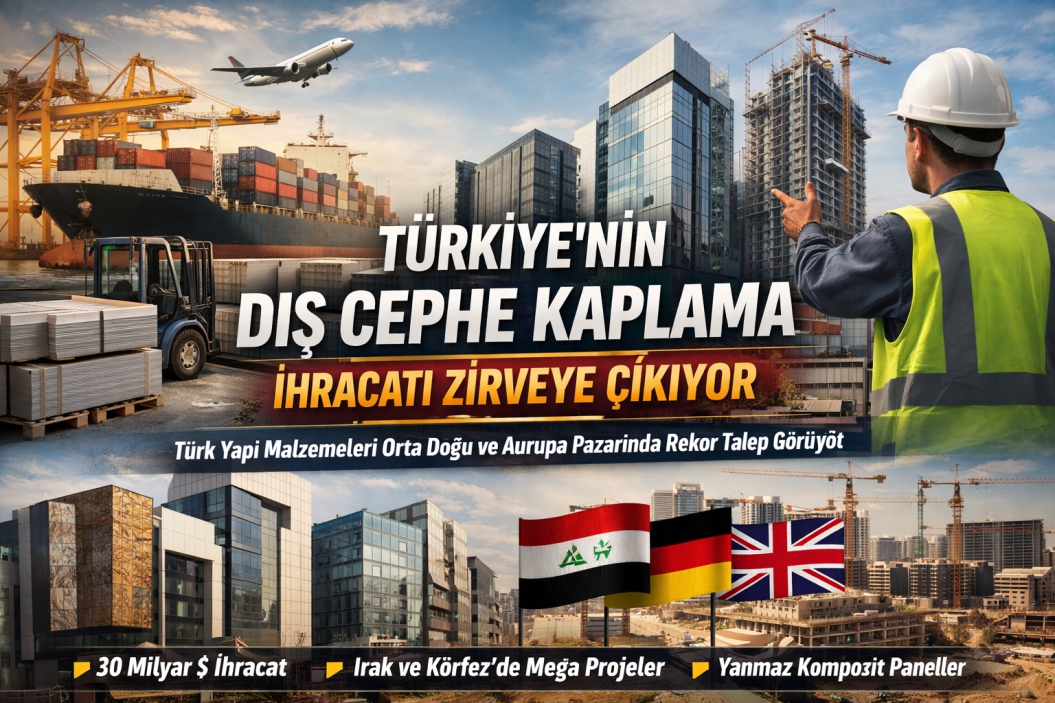 Türkiye Dış Cephe Kaplama İhracatı 2026’da Gücünü Artırıyor
